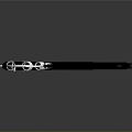 Black Allen Wrenches Tool Set With Multiple Sizes And Silver Ring Holder