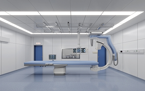 Hospital DSA 3d model