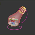 Innovative Electronic Appliance Light Bulb With Copper Coil And Transparent Glass Design