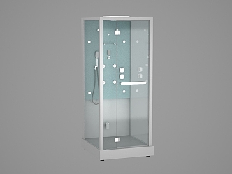 Modern shower room 3d model