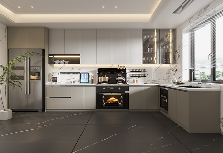 Modern Kitchen 3d model