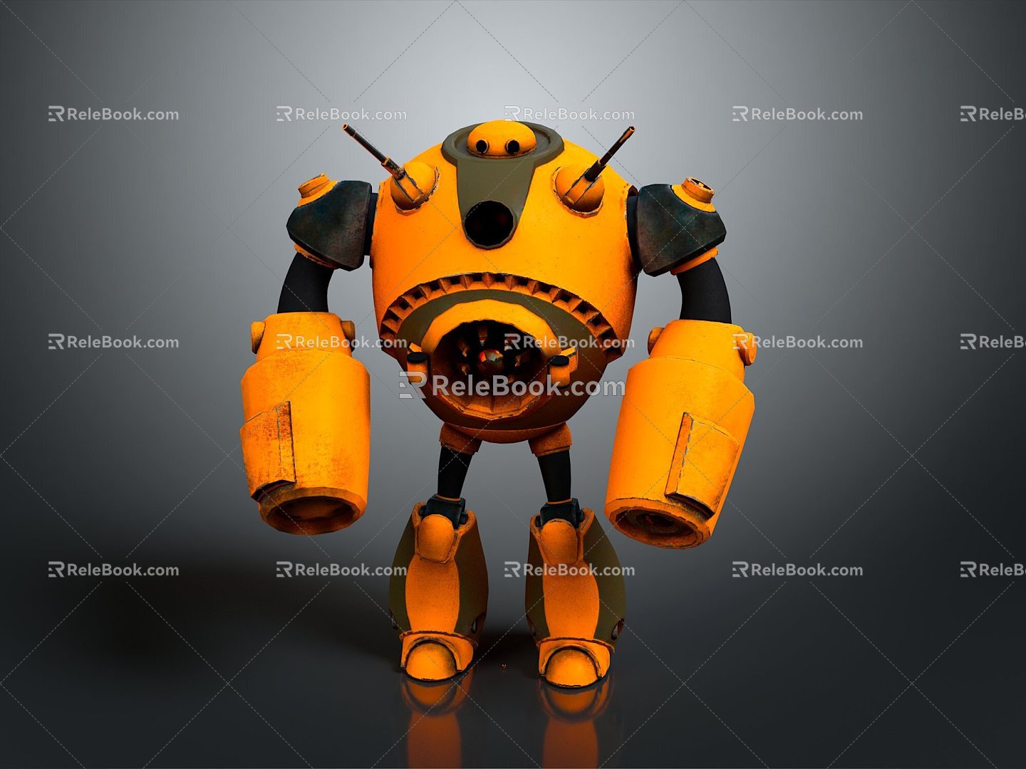 Modern Robot Mech Warrior Mech Soldier Machine Battlearm Mechanical Battlearm 3d model