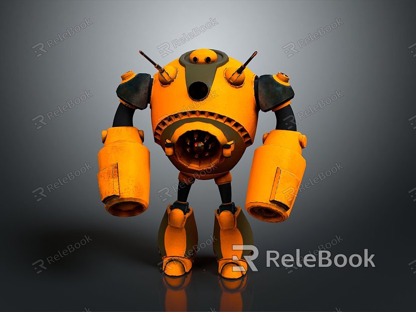 Modern Robot Mech Warrior Mech Soldier Machine Battlearm Mechanical Battlearm model