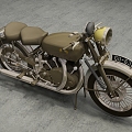 Modern Motorcycle 3d model