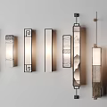New Chinese Wall Lamp 3d model