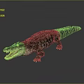Crocodile Alligator Nile Crocodile carnivore reptile cold-blooded animal reptile 3d model