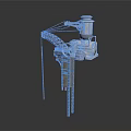 Heavy Duty Metal Industrial Equipment With Tower Structure Rotating Arm Chain And Gears