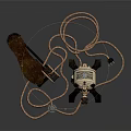 High Quality Automotive Parts With Sturdy Metal Structure And Orange Wiring Harness