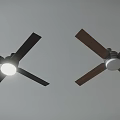 Modern Ceiling Fan Furniture Design With Wooden Blades And Integrated Light Fixture