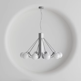 Modern chandelier 3d model