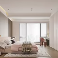 Kids Room Interior Design With Soft Tones Bed Nightstand Window Blinds Chair Bookshelf And Rug
