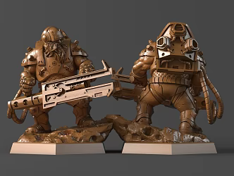 Science Fiction Future Mecha Warrior 3d model