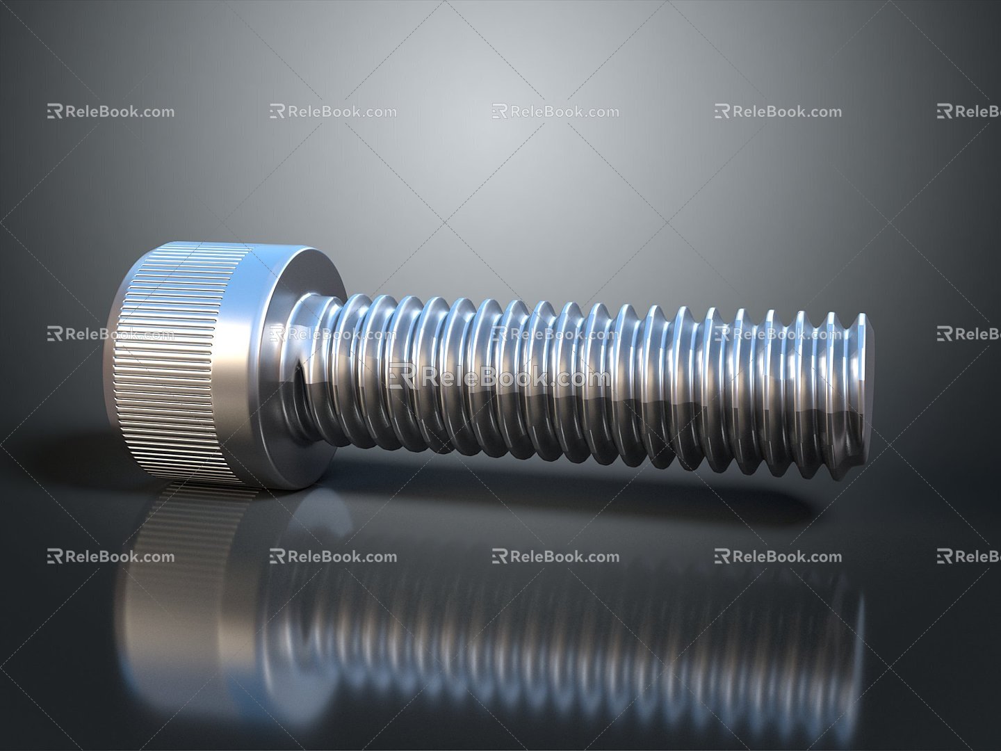 Screw Nut Pan Head Screw Round Head Screw Cylindrical Head Screw Countersunk Head Screw Flat Head Screw 3d model