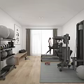 Small gym 3d model