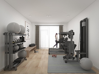 Small gym 3d model