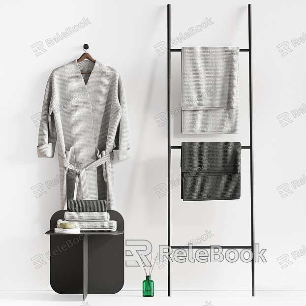 Towel Rack Towel Rack Bathrobe Bathroom Small Pieces model