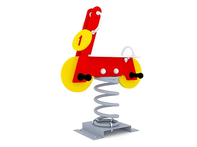 Single person rocking horse child rocking horse rocking horse rocking horse rocking horse field rocking horse car rocking horse car bus 3d model