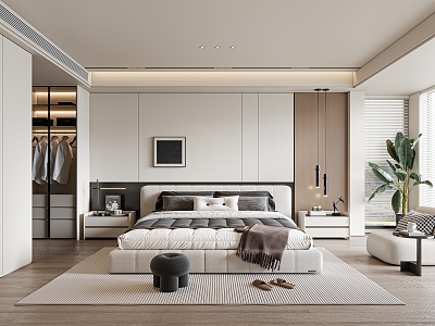 Modern Bedroom 3d model