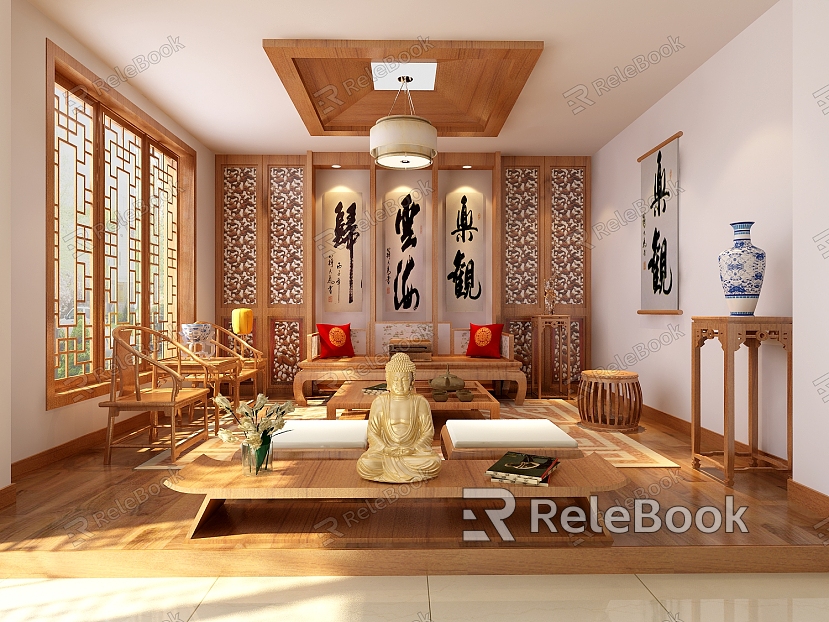 New Chinese Reception Room model