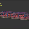 High Strength Metal Frame Equipment With Structural Cross Beams And Railings