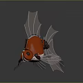 Modern robot fish machine fish machine turtle 3d model
