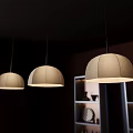 modern chandelier dining lamp 3d model
