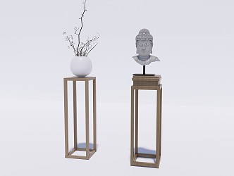 New Chinese-style decorative ornaments 3d model