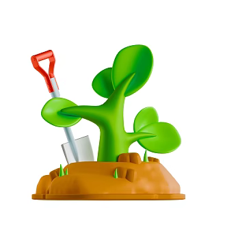 Modern Crops Cartoon Crops Animation Crops 3d model