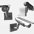 Modern Surveillance Cameras For Security Monitoring With Wall Mounted Design And Various Styles