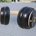 High Quality Over Ear Headphones with Black Beige Design and Gold Z Logo