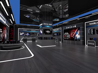 Modern Showroom Pepsi Showroom 3d model