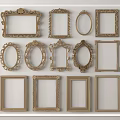Decorative Photo Frames With Various Shapes And Ornate Designs For Wall Decoration