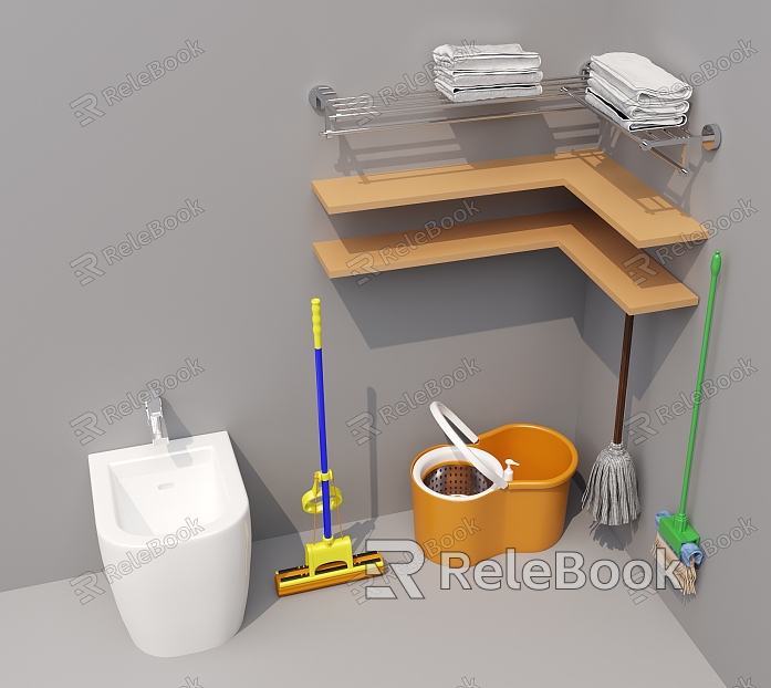 Modern mop basin cleaning room mop supplies model