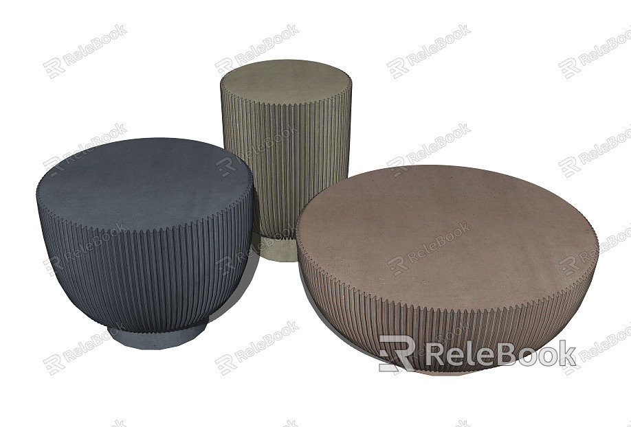 Modern Sofa Stool Pedal Low Stool model