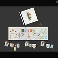 Vibrant Board Game Entertainment Set With Decorative Box Expanded Board Cards And Pieces