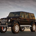 Black Mercedes G Class Off Road SUV With Bold Design And Alloy Wheels