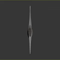Classic Medieval Weapon Sword With Silver Steel Blade And Red Leather Handle On Dark Background