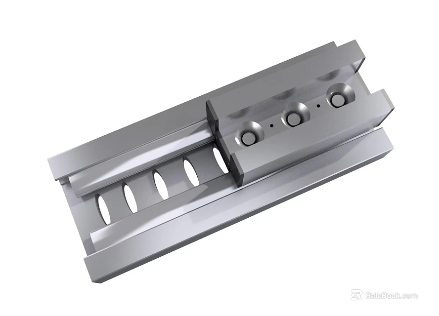 High Quality Metal Hardware Tool with Precision Design and Multiple Holes 3d model 