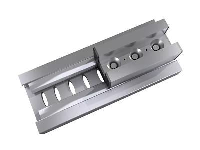 High Quality Metal Hardware Tool with Precision Design and Multiple Holes 3d model