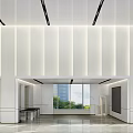 Modern Front Office Lobby 3d model