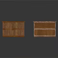 Two Wooden Shoe Cabinets With Open Shelf Design For Home Entryway Storage