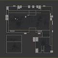 Multi Storey Urban Building Complex With Regular Window Rows And Adjacent Low Rise Structures