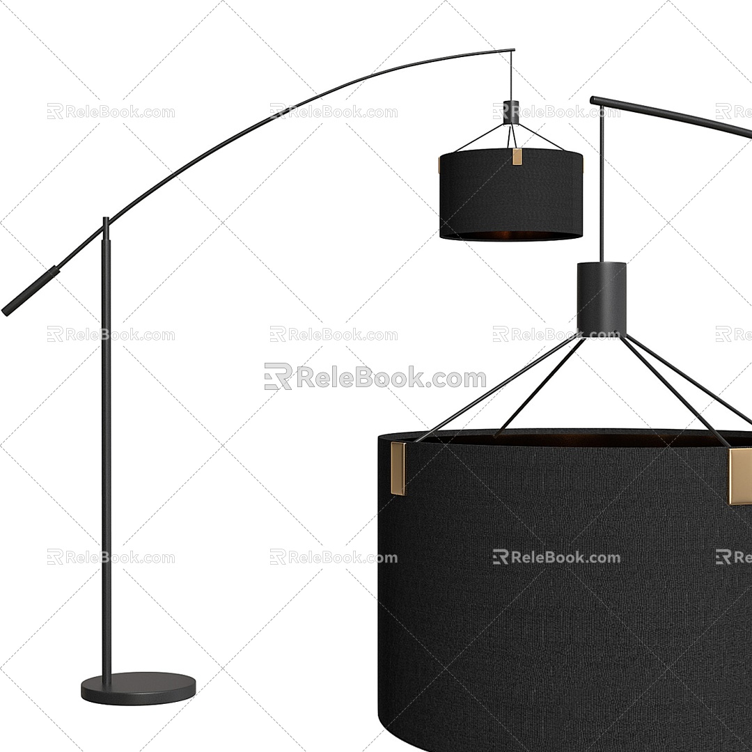 Modern floor lamp 3d model