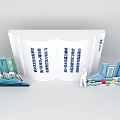 Modern US-Chen Photo Card-in Point Activity US-Chen Interactive Sign-in Area Urban Architecture Shenzhen Architecture Book Modeling 3d model
