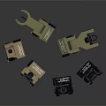 Tactical Weapon Scopes In Different Colors For Military And Hunting Applications