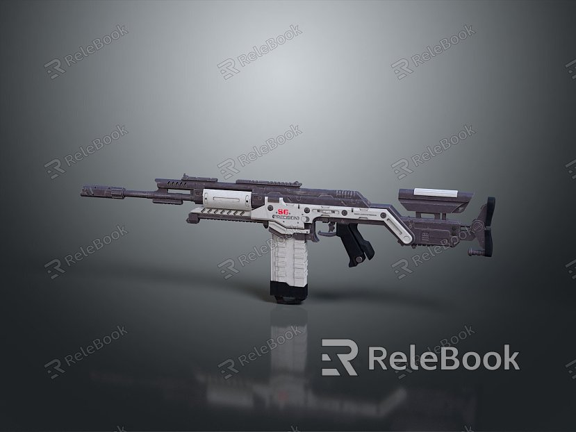 modern gun rifle semi-automatic rifle combat rifle battle rifle model