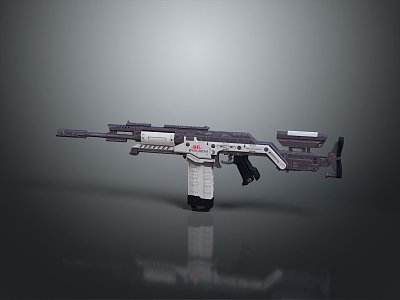 modern gun rifle semi-automatic rifle combat rifle battle rifle model