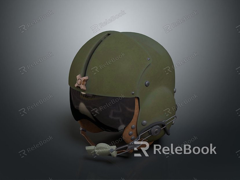 Air Force Helmet Pilot Helmet Flying Helmet Fighter Helmet Military Helmet Military Helmet Transparent Helmet model