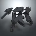 Mechanical Robot Character With Intricate Mechanical Arms Legs And 3D Model Design