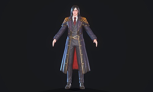 Man Movie Character Game Role 3d model